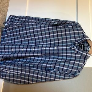 Bonobos Mens Plaid Shirt Shirt, Size Large